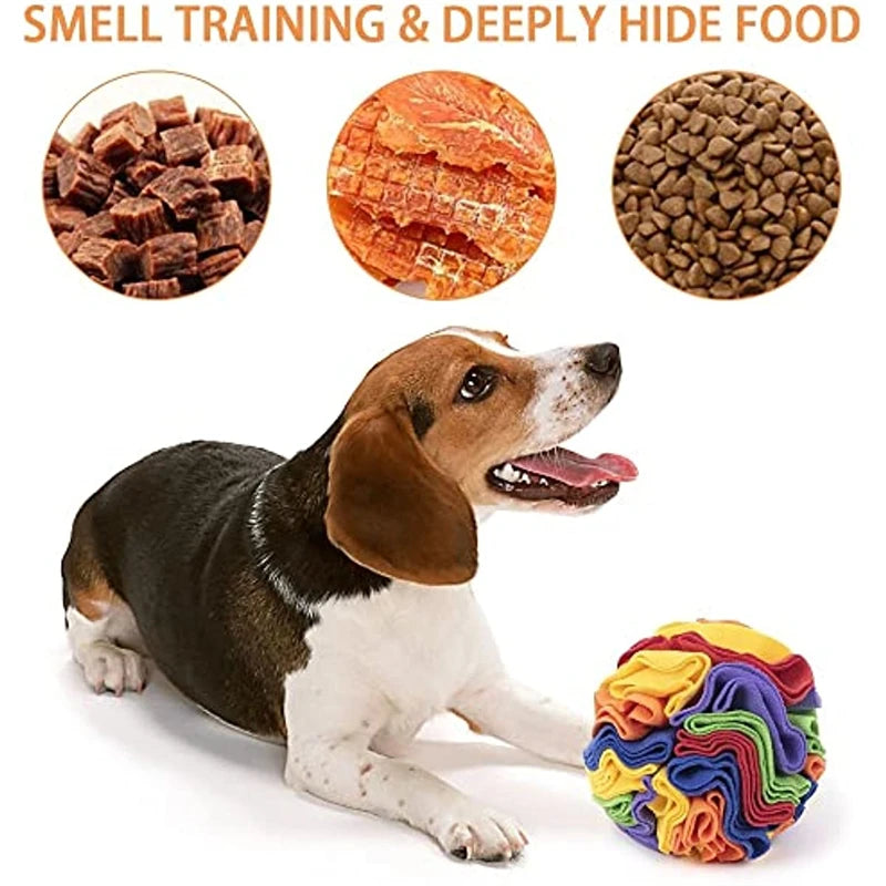 Dog Snuffle Ball Mat Sniffing Training Blanket Detachable Pads Puzzle Interactive Toy for Dogs Cats Pet Educational Supplies
